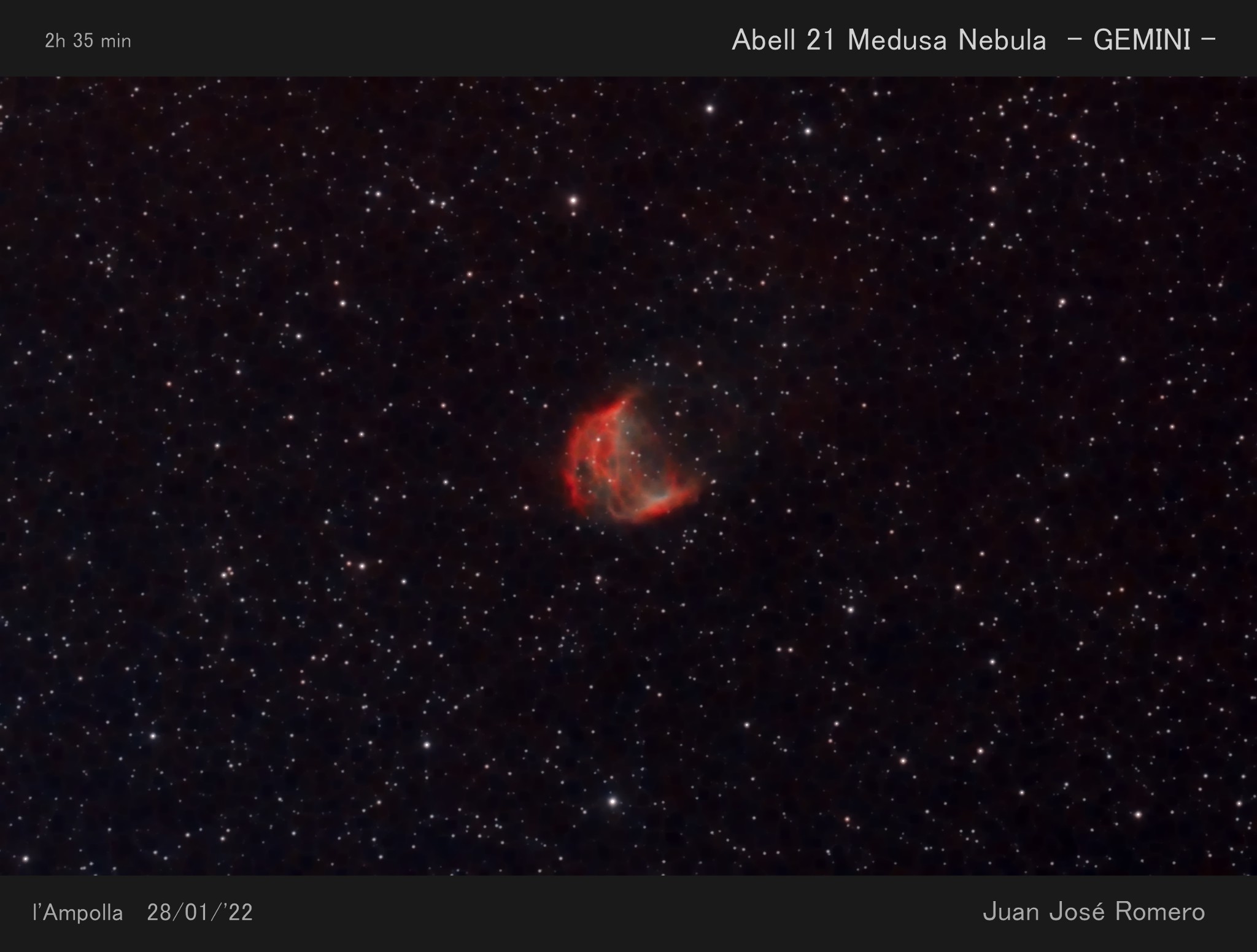 Fotografia astronòmica de Abell 21 – Nebulosa de la Medusa