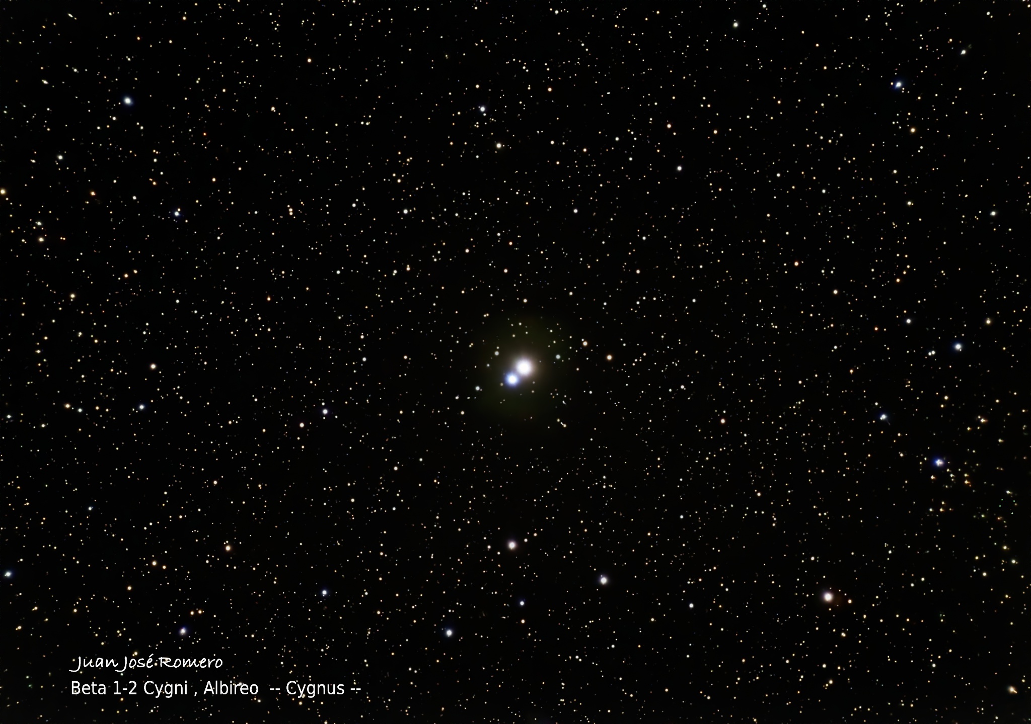 Fotografia astronòmica de Beta 1-2 Cygni – Albireo