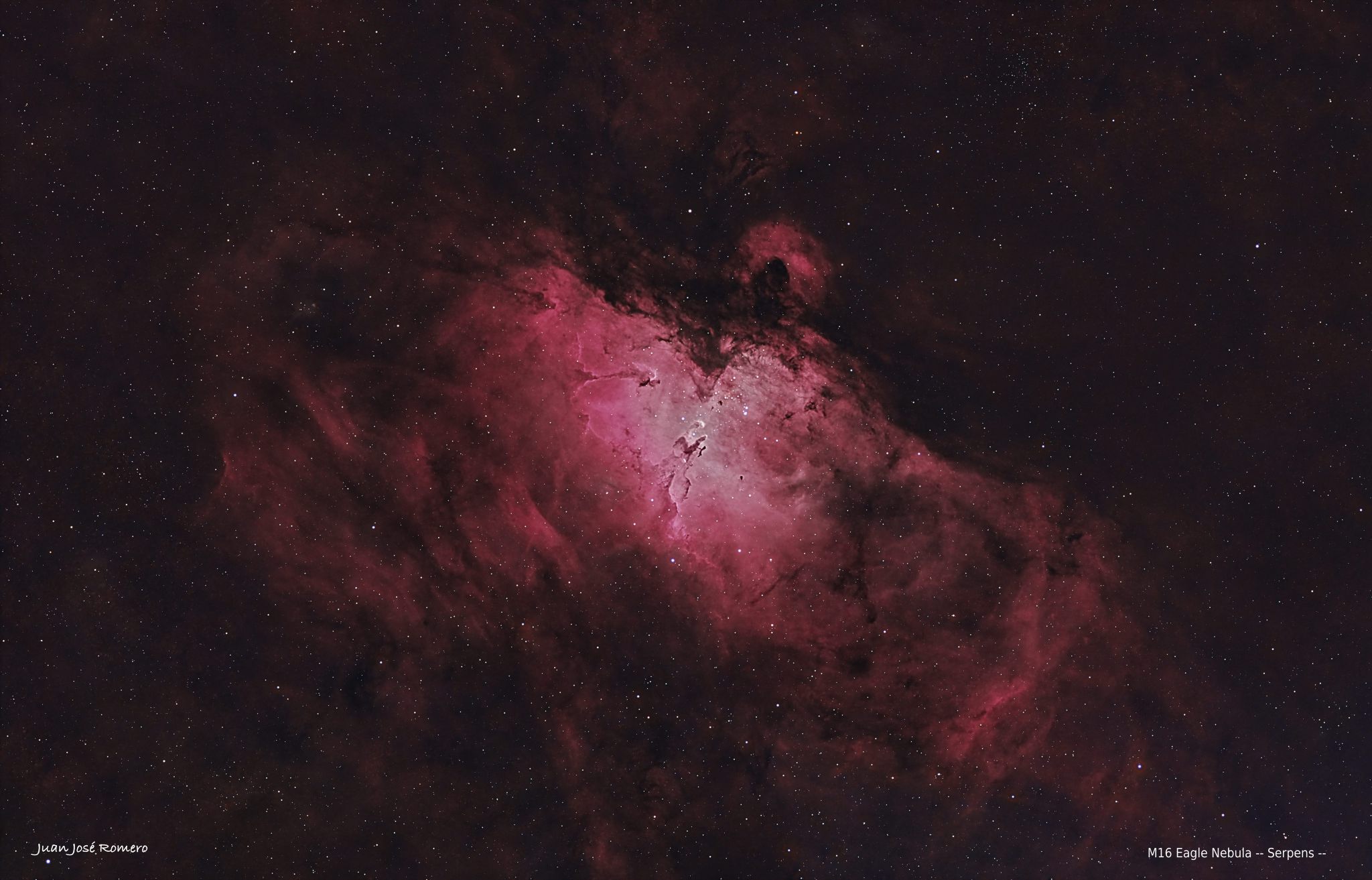 Fotografia astronòmica de M16, Nebulosa de l’Àguila (NGC6611)