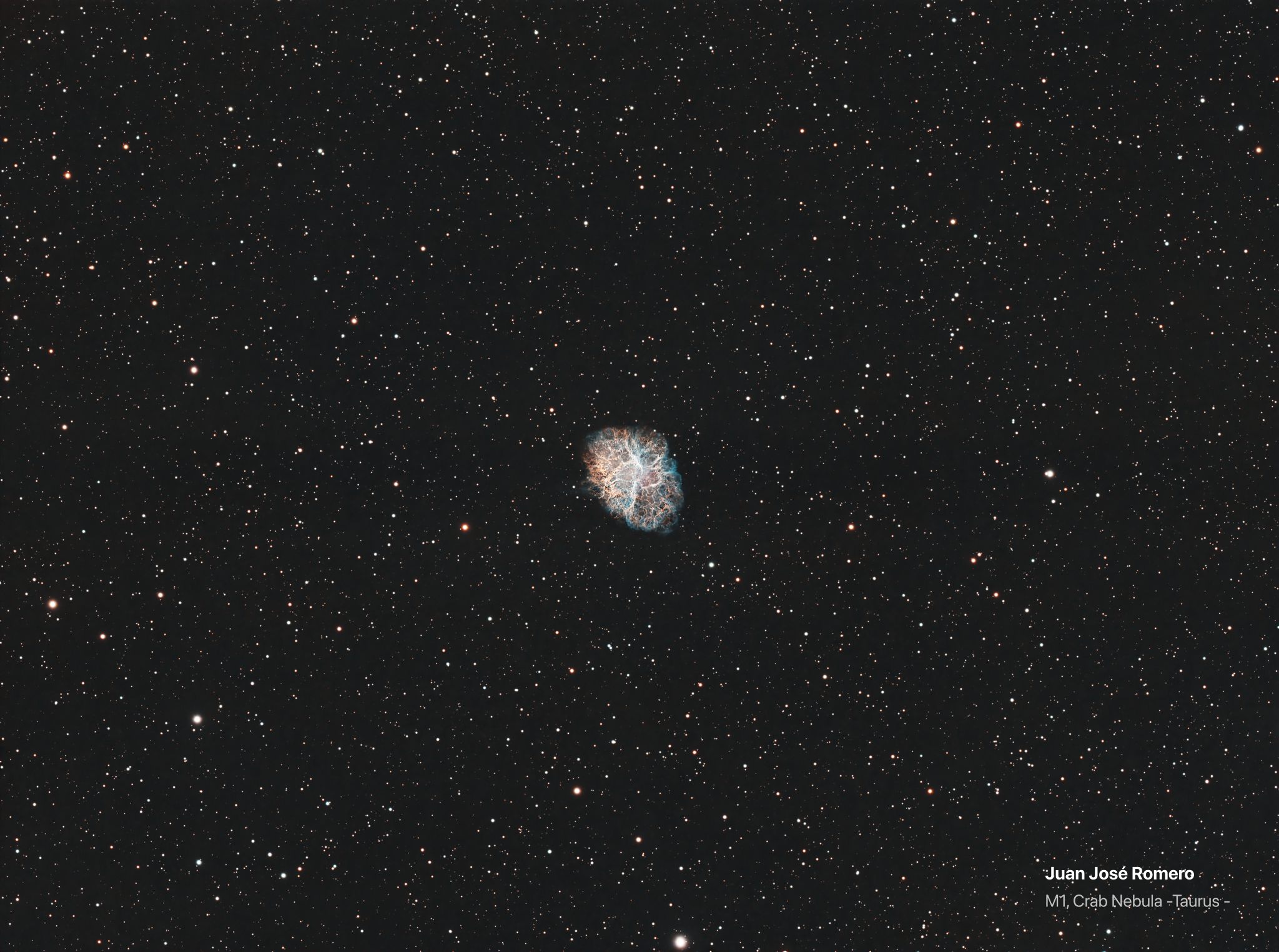 Camp de visió complet: M1, Nebulosa del Cranc