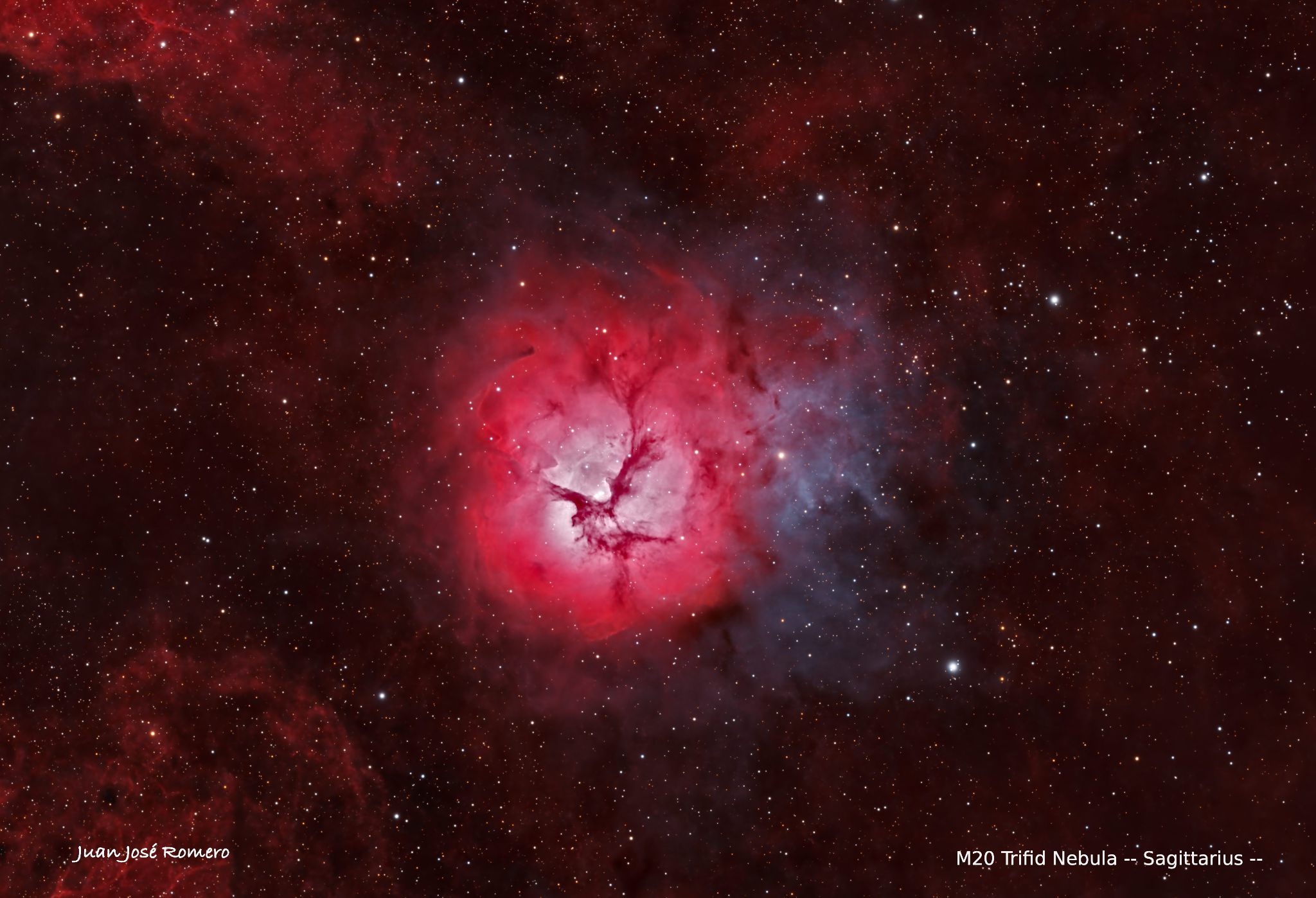 Fotografia astronòmica de M20, Nebulosa Trifida
