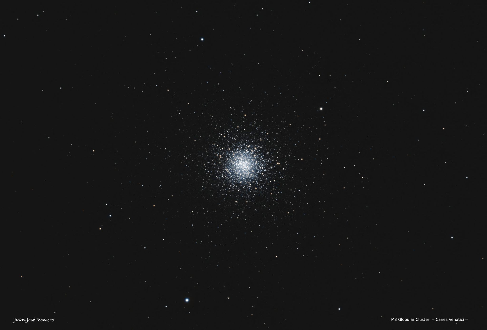 Fotografia astronòmica de M3, Cúmul globular