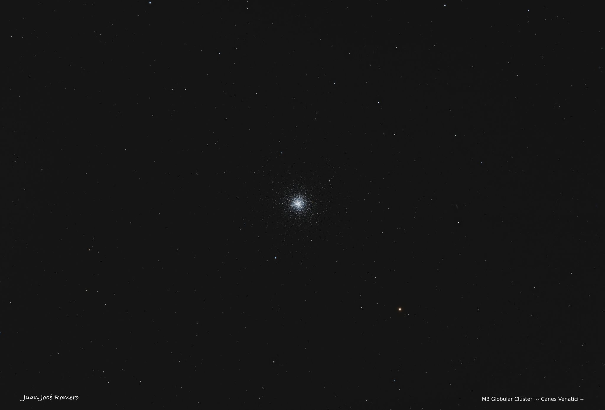 Camp de visió complet: M3, Cúmul globular