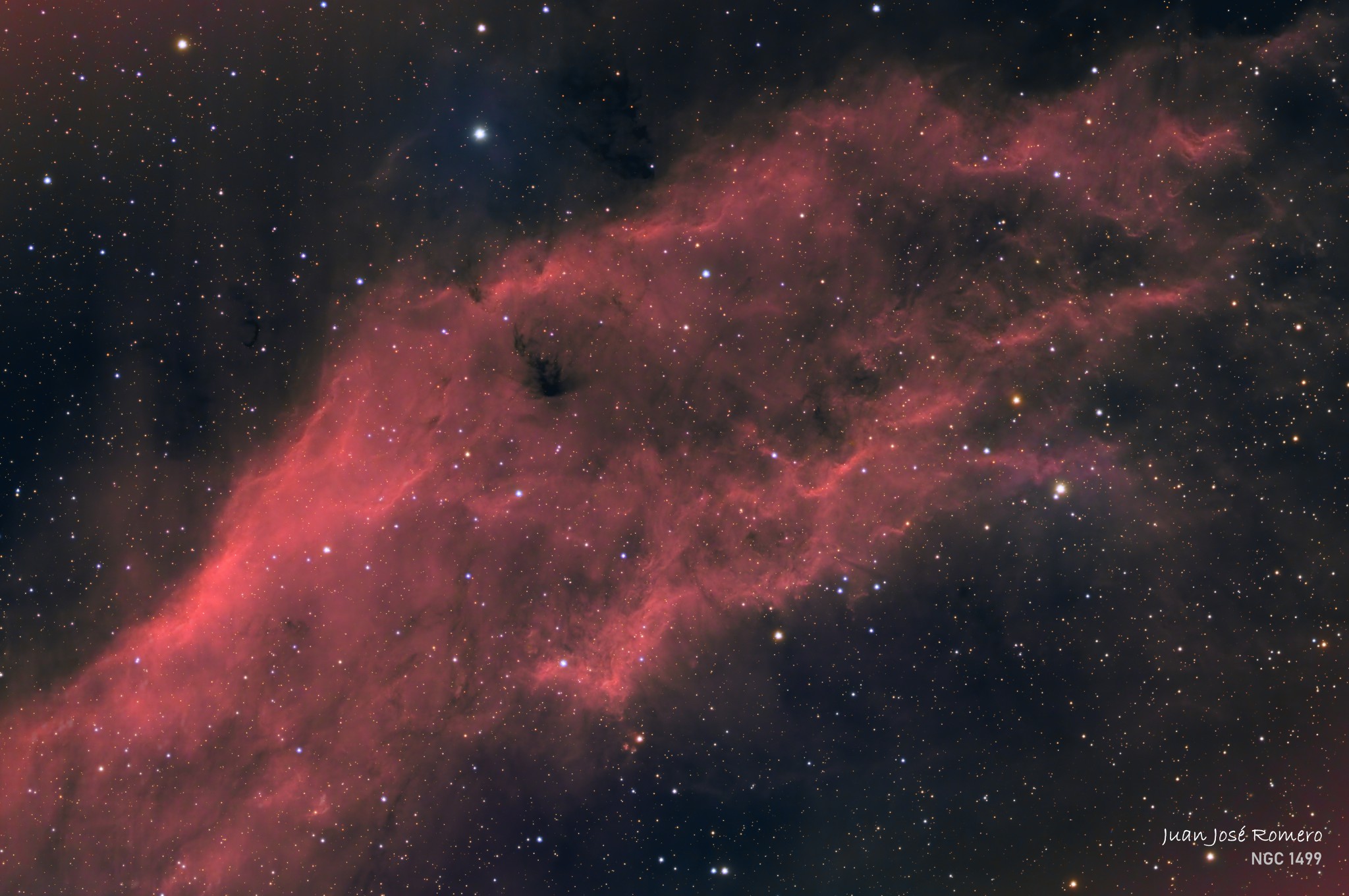 Fotografia astronòmica de NGC1499 – Nebulosa de Califòrnia