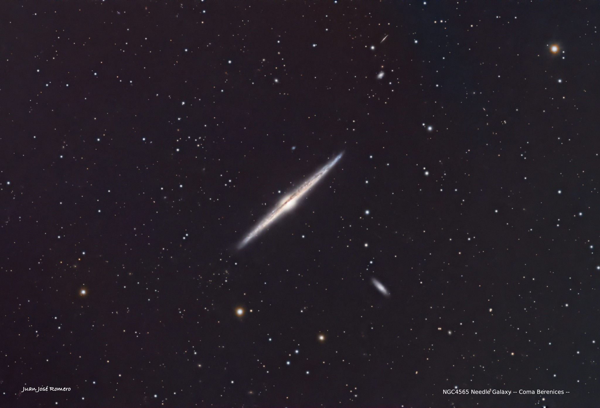 Fotografia astronòmica de NGC4565 – Galàxia de l'Agulla