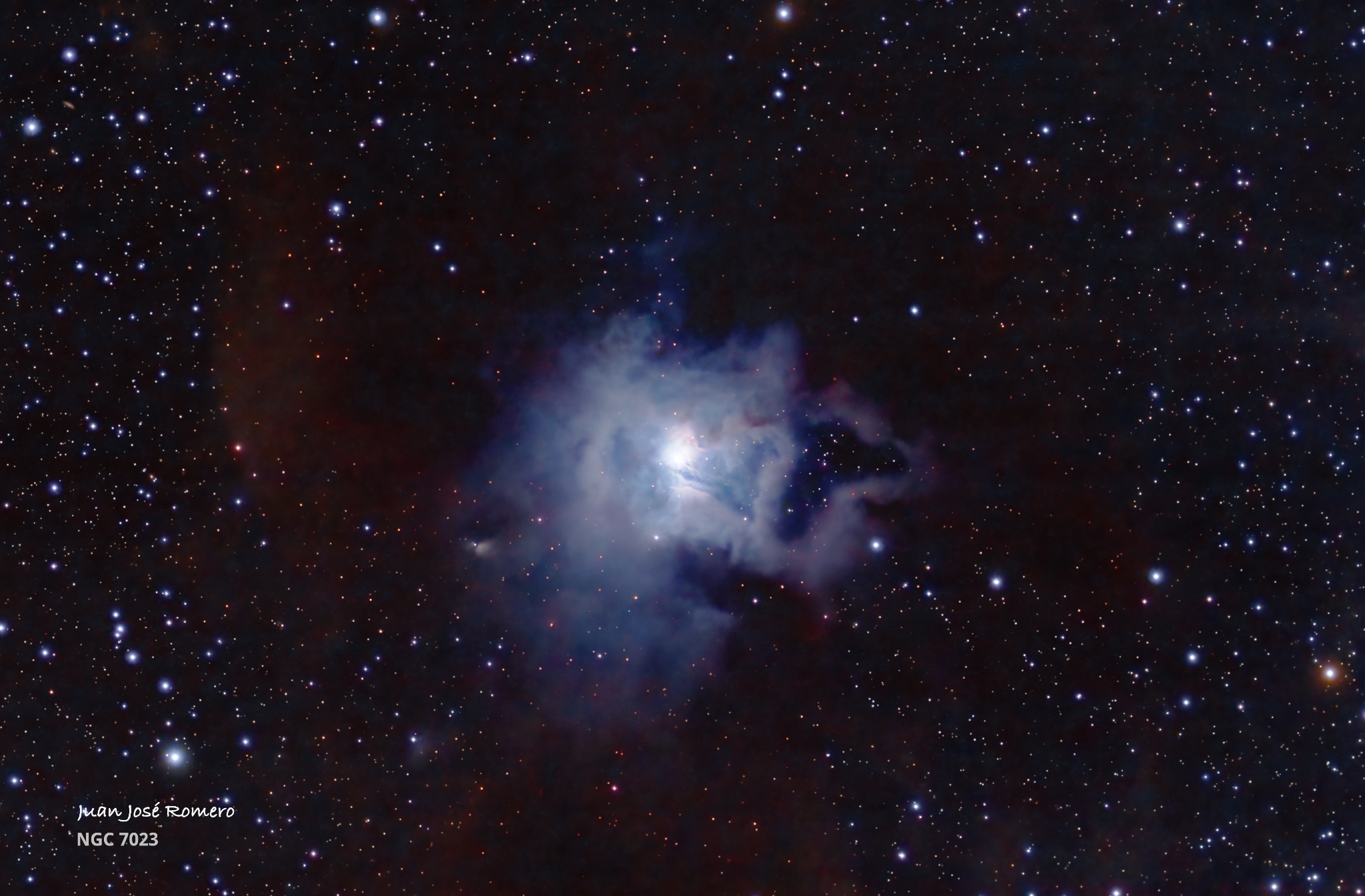Fotografia astronòmica de NGC 7023 – Nebulosa de l'Iris