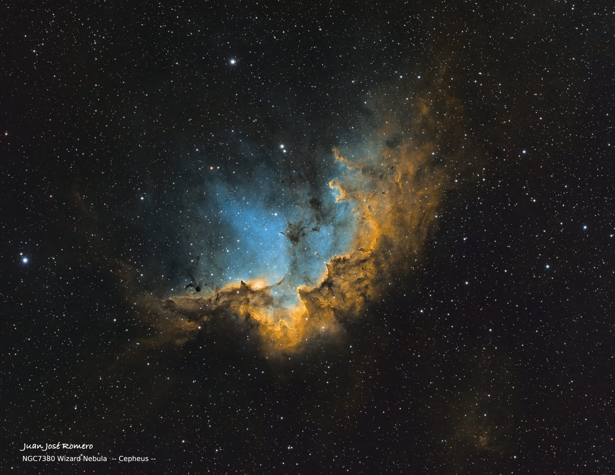 Fotografia astronòmica de NGC 7380 – Nebulosa del Mag
