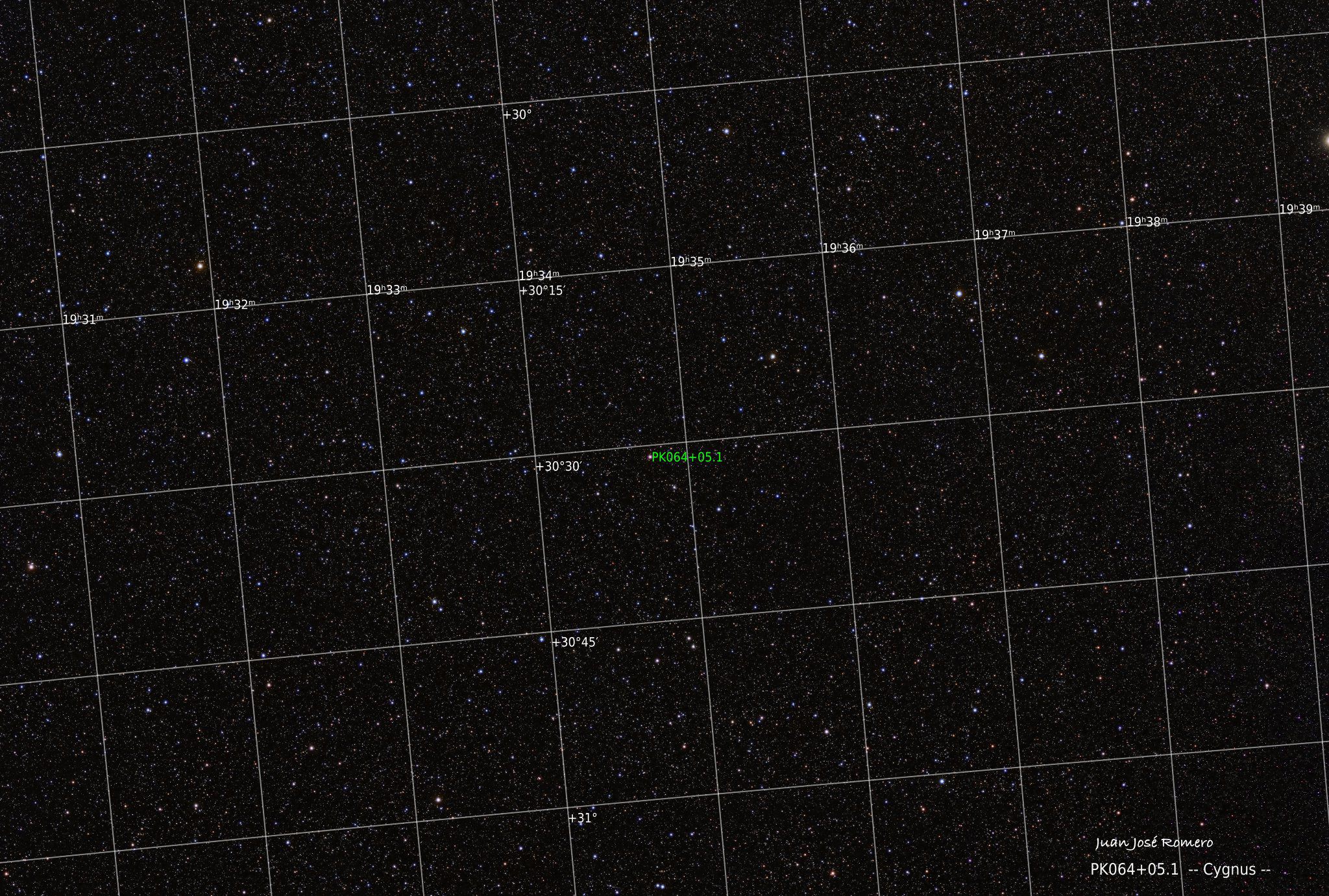 Objectes identificats: PK064+05.1 – Estrella d’Hidrogen de Campbell