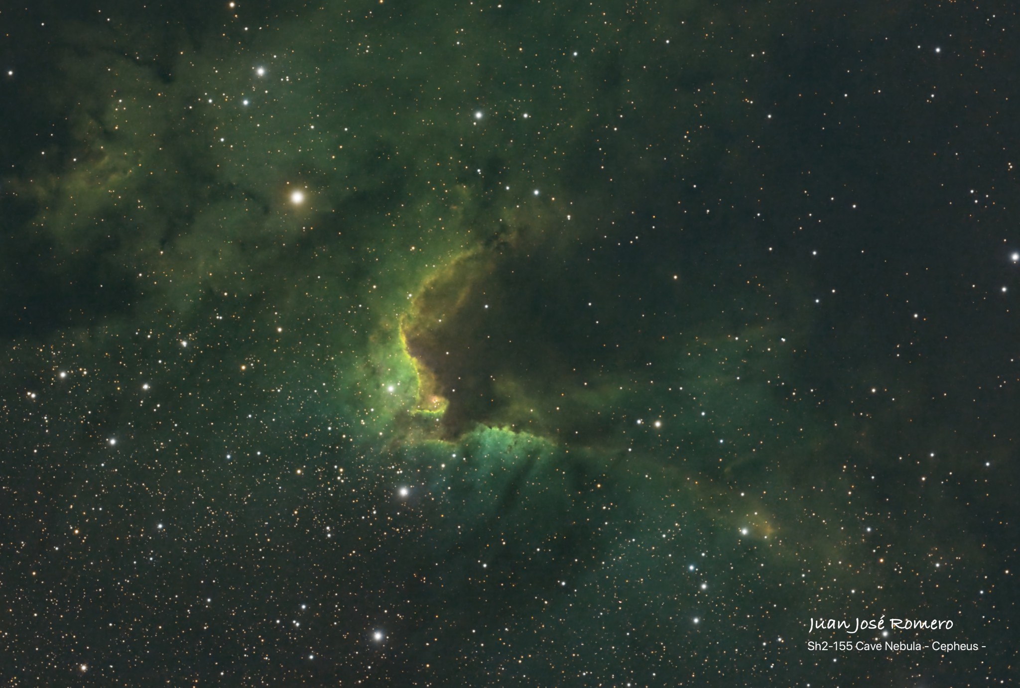 Fotografia astronòmica de Sh2-155 – Nebulosa de la Cova