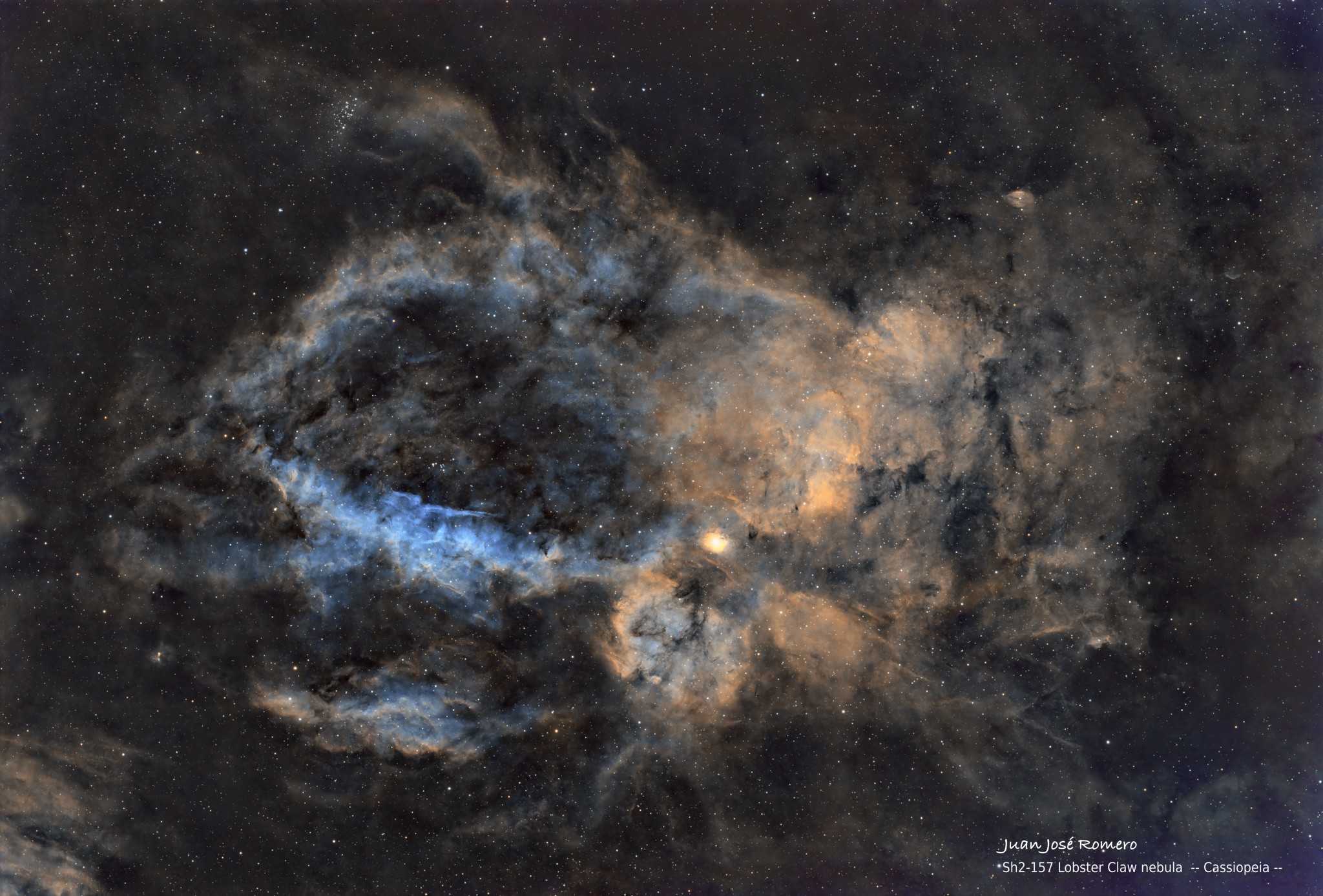 Fotografia astronòmica de Sh2-157 – Nebulosa de la Pinça de Llagosta